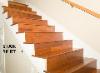cherry  hardwood flooring steps